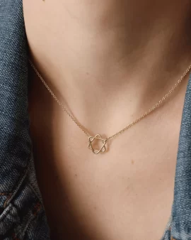 Star of David 14k Gold Necklace